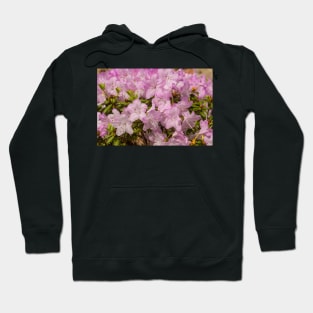 Pink Lilac Rhododendron Flowers Hoodie